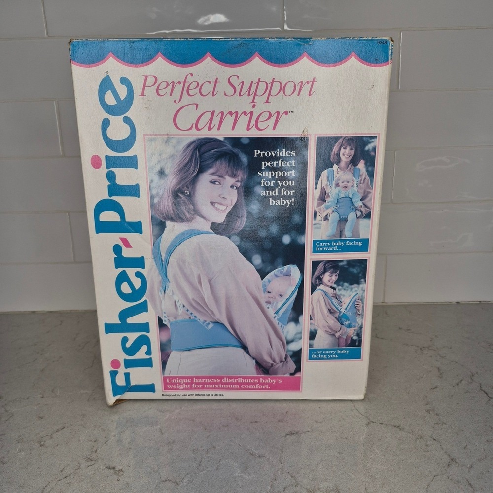 Fisher-Price Carrier Vintage 1994 Perfect Support 9248 Multicolor Kids